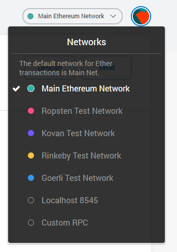 networks - custom RPC